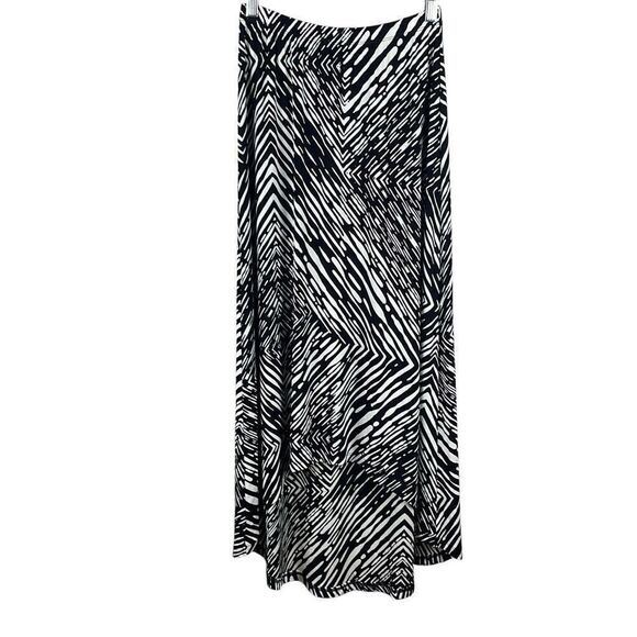 Chico's Hi-Low Hem Slinky Fabric Maxi Skirt 0 - Picture 1 of 8